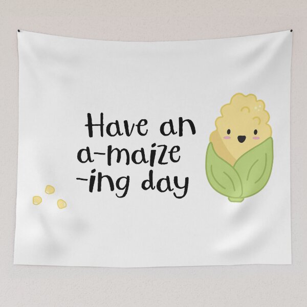 Item preview, Maize wishing good day kawaii design designed and sold by high5doodle.