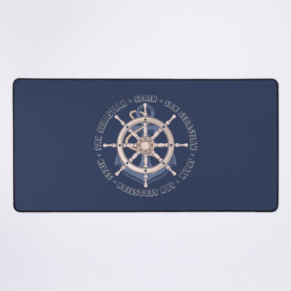 Item preview, San Sebastian Spain Nautical Summer Anchor Design designed and sold by CynthiaGraphics.