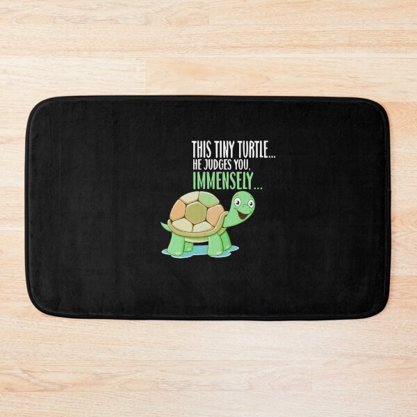 Item preview, THIS TURTLE... HE JUDGES YOU. - IMMENSELY FUNNY WHITE designed and sold by Kimirina.