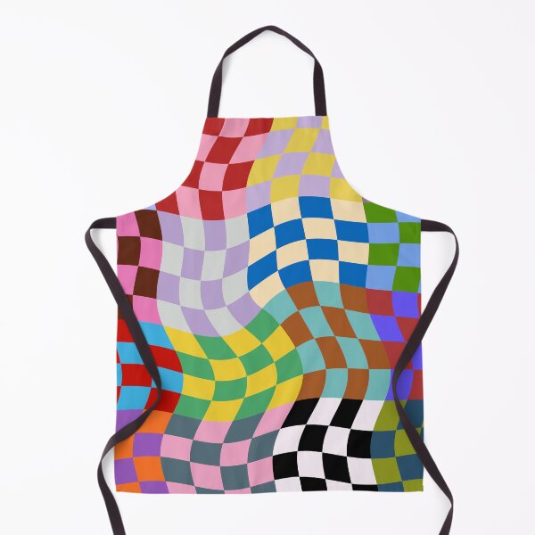 Item preview, wavy colorful checkerboard designed and sold by Charlie Blue.