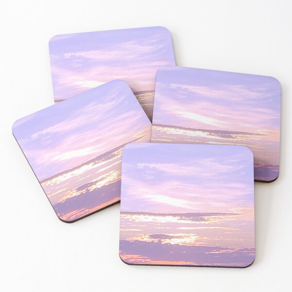 Item preview, Cloudy pink sunset sky designed and sold by digitalisdraws.