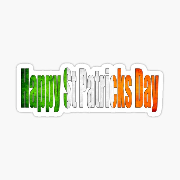Happy St Patricks Day Sticker