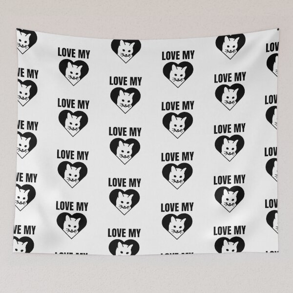 Item preview, LOVE MY CAT designed and sold by mommadids.