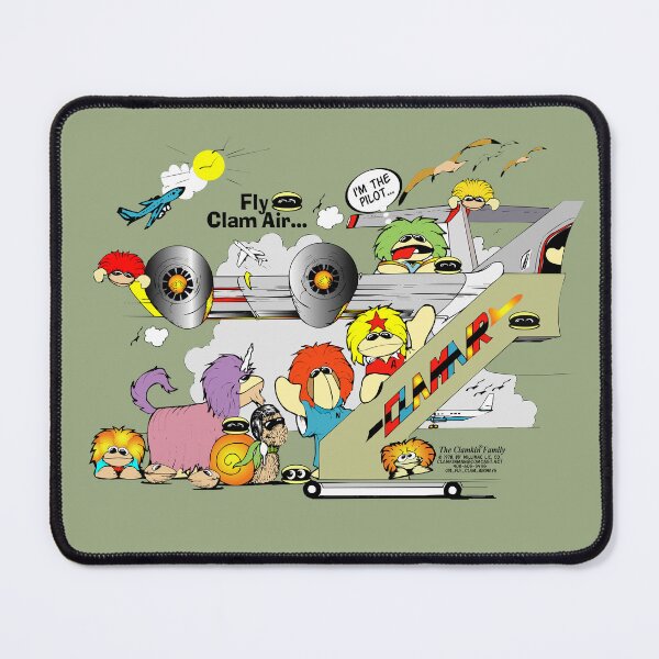 Item preview, Clamkin - Clamkins always fly Clam Airways- destination into imagination! designed and sold by Bruce Ingrassia.
