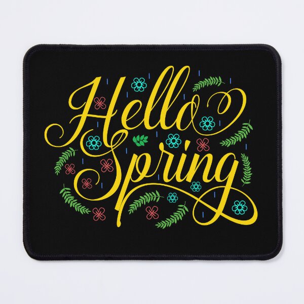 Item preview, Hello Spring First Day Of Spring Happy Spring Flowers designed and sold by ZiesMerch.