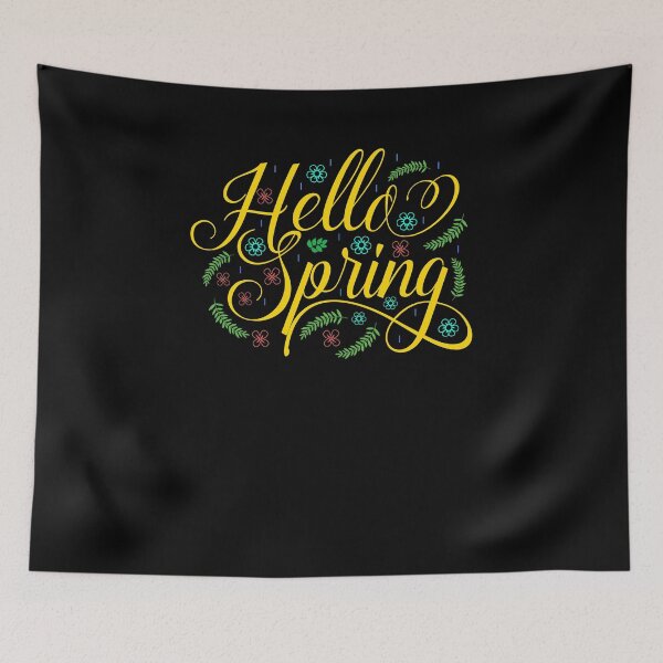 Item preview, Hello Spring First Day Of Spring Happy Spring Flowers designed and sold by ZiesMerch.