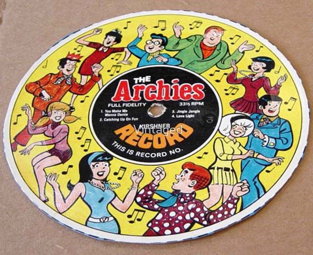 "The Archies Cereal Box Record Picture Disc" by Vintaged Redbubble