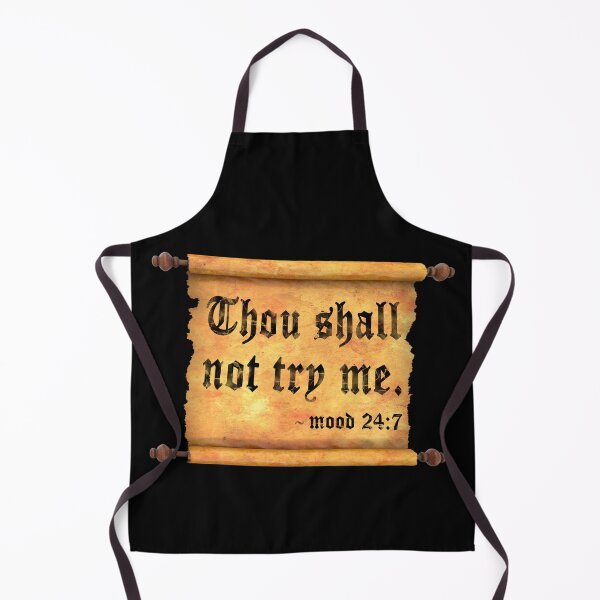 Item preview, Funny Thou Shalt Not Try Me Mom 24 7 Mother Quote designed and sold by david parry.