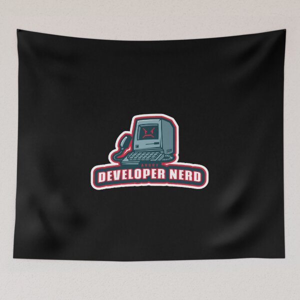 Item preview, Angry Developer Nerd - Funny Coding Programmer Design designed and sold by Shirtlify.