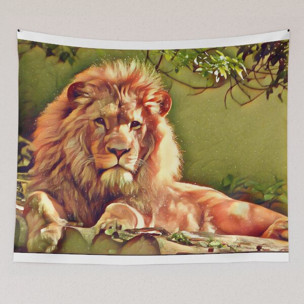Item preview, Lion Nature Wild Spring Animal Kingdom designed and sold by TheWildFlix.