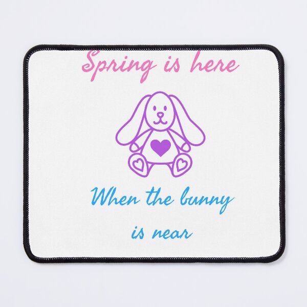 Item preview, EASTER BUNNY - Spring is here when the bunny is near designed and sold by mommadids.