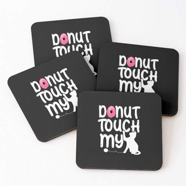 Item preview, Donut Touch My Cat Pink Dounts - Funny Design For Cat Lovers And Donut Lovers  designed and sold by ZETTIF ⭐⭐⭐⭐⭐.