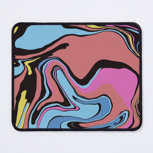 Item preview, Cheerful, colorful, and simply beautiful abstract art in pink, blue, and yellow designed and sold by Susanna Schorr.