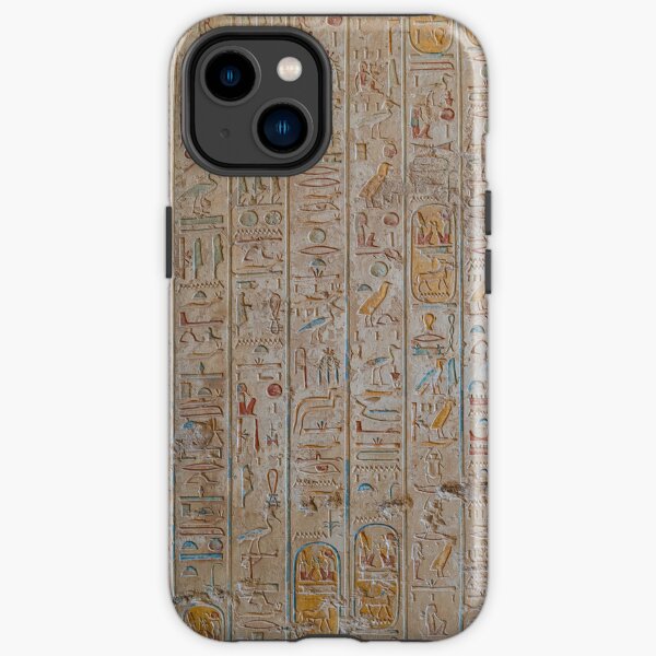 Egyptian hieroglyphs iPhone Tough Case
