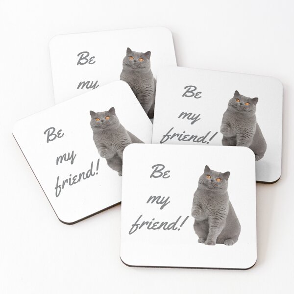 Item preview, CAT - BE MY FRIEND designed and sold by mommadids.