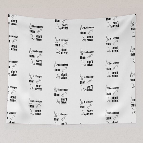 Item preview, WINE IS CHEAPER THAN FUEL DRINK DON'T DRIVE! designed and sold by mommadids.
