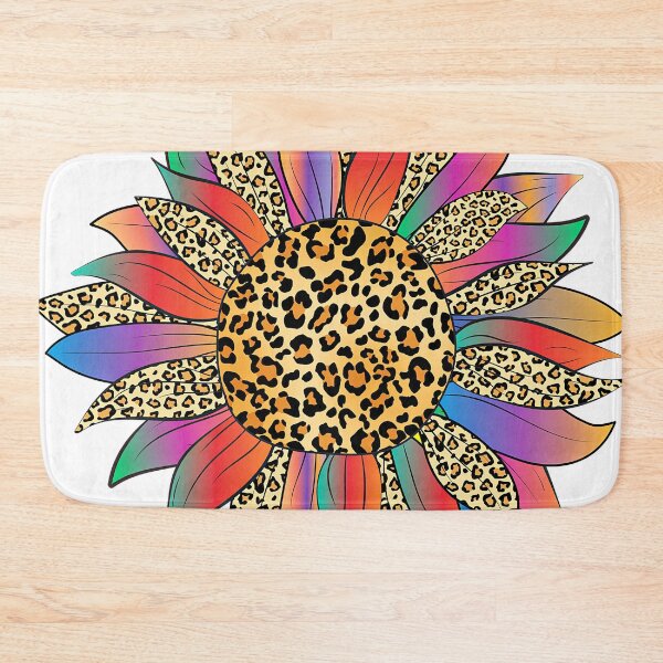 Item preview, Rainbow and leopard sunflower designed and sold by ibelieveimages.