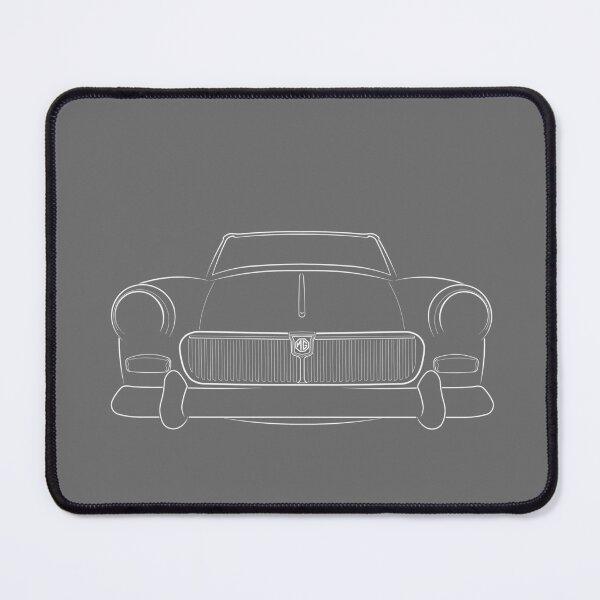 Item preview, 1969 MG Midget MKiii - front stencil, white designed and sold by mal-photography.