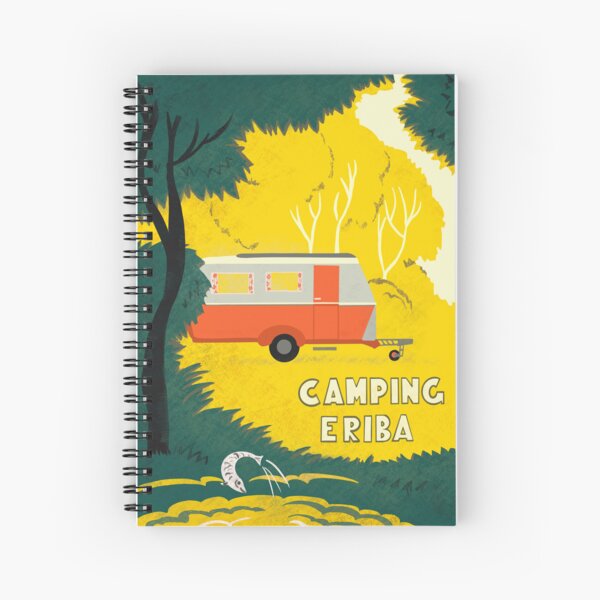 Item preview, Vintage Caravan in Woodland designed and sold by NattyDesigns.