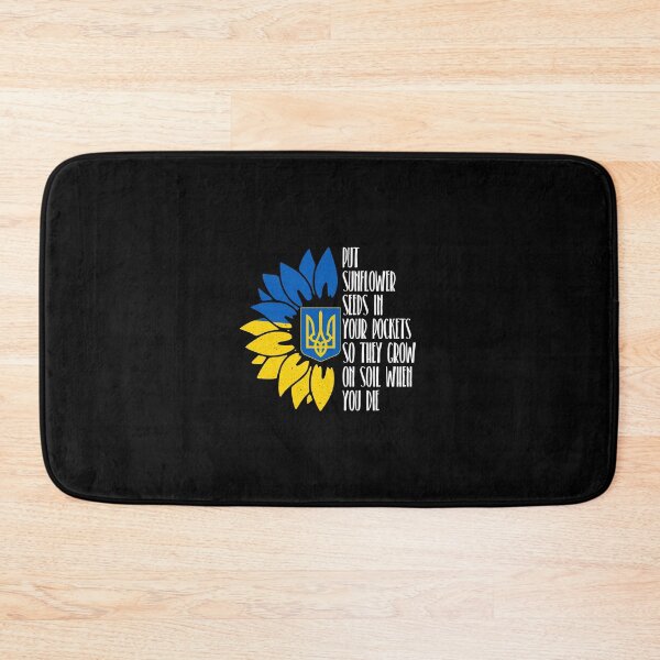 Item preview, I Stand With Ukraine Put Sunflower Seeds in Your Pockets designed and sold by Sutra-Lotus-Co.