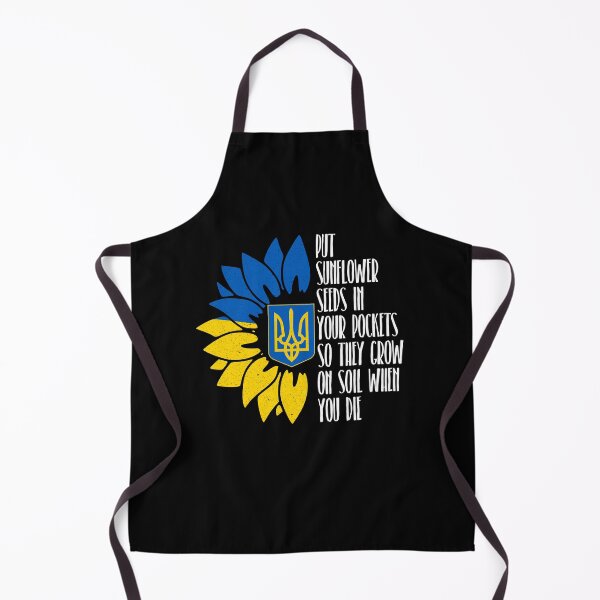 Item preview, I Stand With Ukraine Put Sunflower Seeds in Your Pockets designed and sold by Sutra-Lotus-Co.