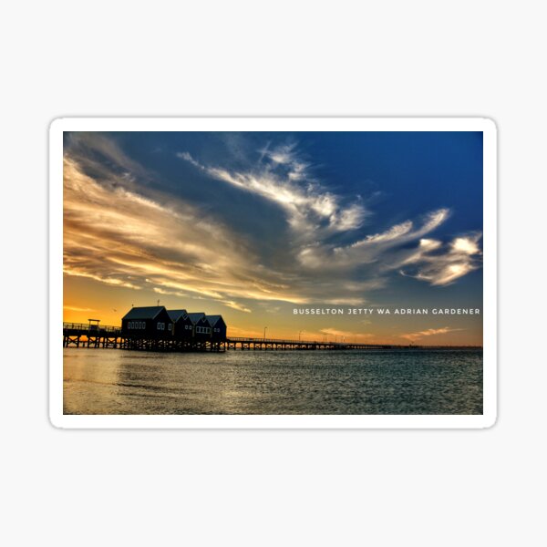 Busselton Jetty Sticker