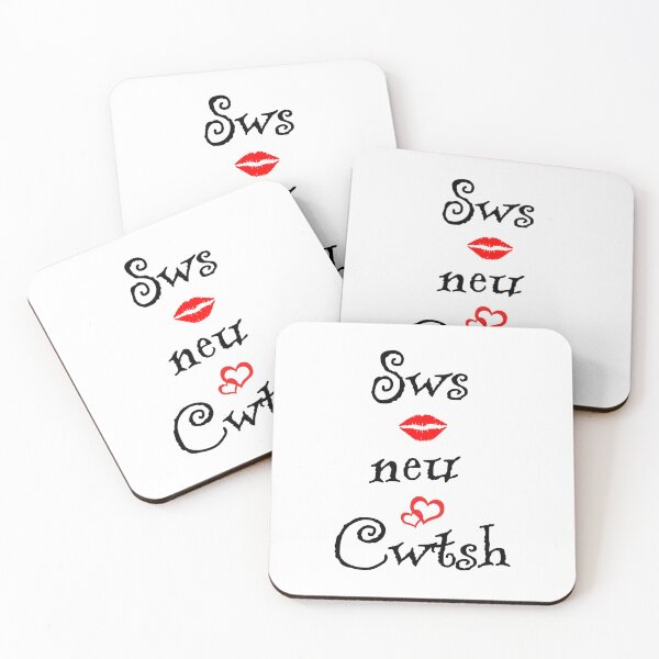 Item preview, Sws neu Cwtsh, Hearts and Lips designed and sold by Aurorapod.