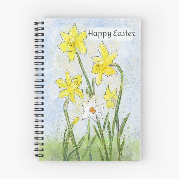 Item preview, Happy Easter Daffodils designed and sold by Clare Walker.