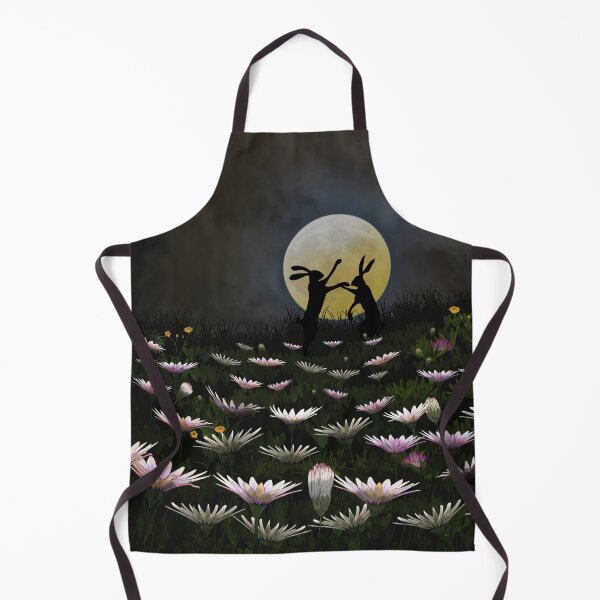 Item preview, Moon Flowers and Hares designed and sold by WildBirdArt.