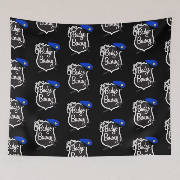 Item preview, Badge Bunny Funny Police Flirt T-Shirt Cop Attraction Tee designed and sold by wrestletoys.