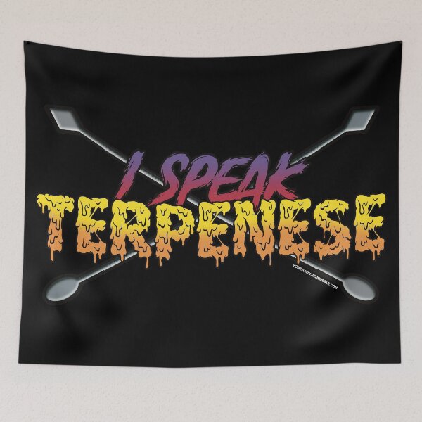 Item preview, I speak Terpenese Young Terps Purple and hot pink Gradient Terpene Dab Art designed and sold by YomeHayin.
