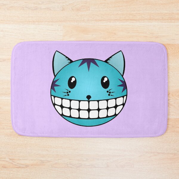 Item preview, Tabby Cat Blue with Cheshire Smile designed and sold by RawSunArt.