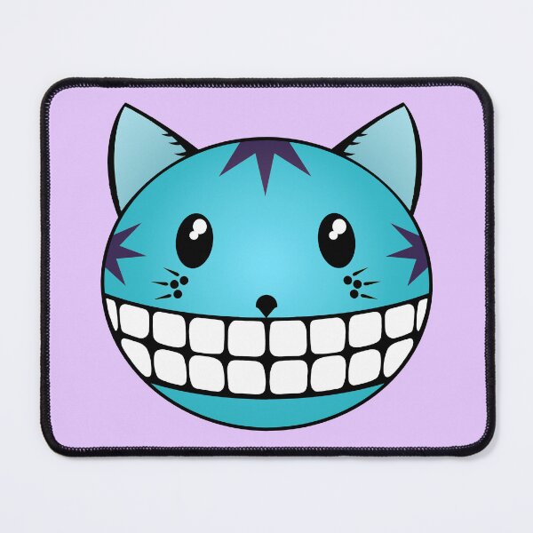 Item preview, Tabby Cat Blue with Cheshire Smile designed and sold by RawSunArt.