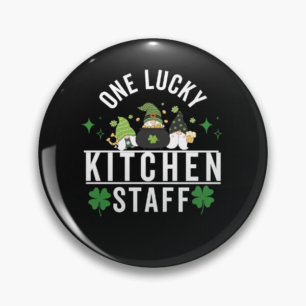 Item preview, One Lucky Kitchen Staff designed and sold by Rainbow Designs.