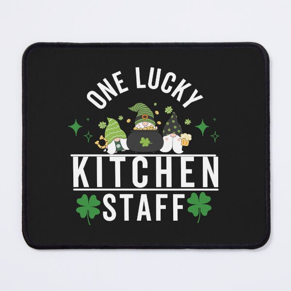 Item preview, One Lucky Kitchen Staff designed and sold by Rainbow Designs.