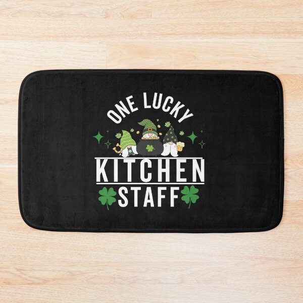 Item preview, One Lucky Kitchen Staff designed and sold by Rainbow Designs.