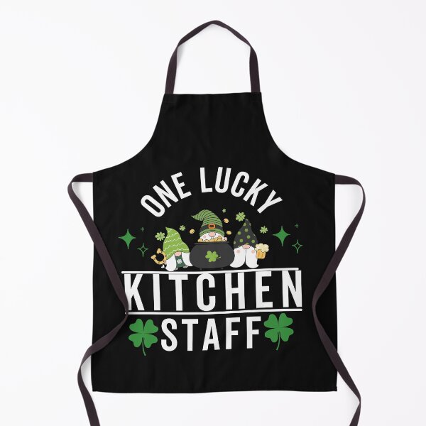 Item preview, One Lucky Kitchen Staff designed and sold by Rainbow Designs.