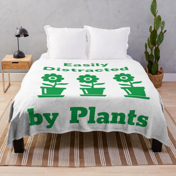 Item preview, Easily Distracted By Plants designed and sold by Indra Agrawal.