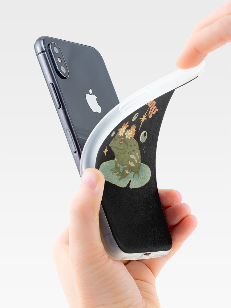 Disover Pleasing Frog iPhone Case