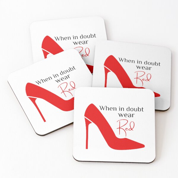 Item preview, When In Doubt Wear Red designed and sold by marlynlove.