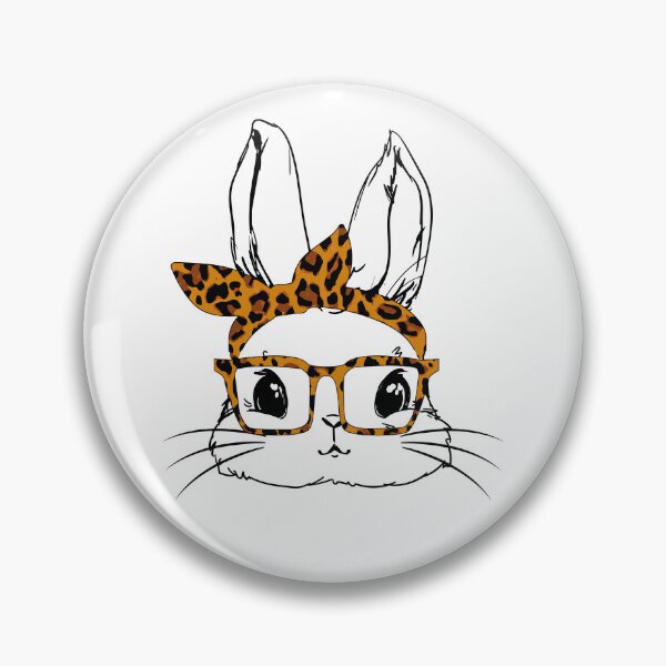 Item preview, Cute Bunny Face Leopard Glasses Easter Day For Girls Women designed and sold by Tatus Brinal.