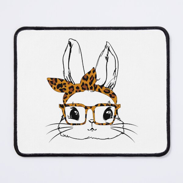 Item preview, Cute Bunny Face Leopard Glasses Easter Day For Girls Women designed and sold by Tatus Brinal.