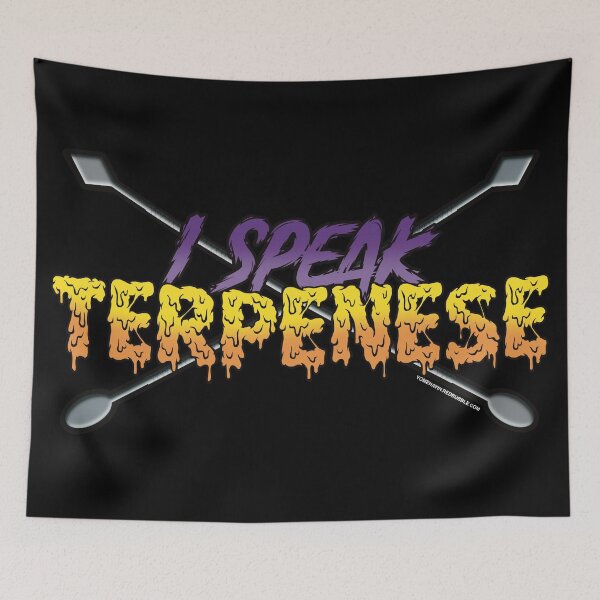 Item preview, I speak Terpenese Young Terps Purple Gradient Terpene Dab Art designed and sold by YomeHayin.