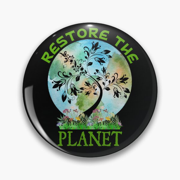 Item preview, Restore the Planet, Tree and Earth designed and sold by ACC .