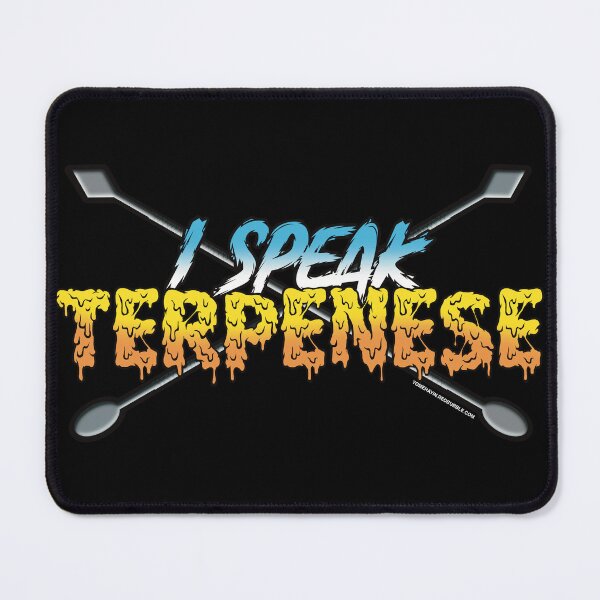 Item preview, I speak Terpenese Young Terps Bright blue Gradient Terpene Dab Art designed and sold by YomeHayin.