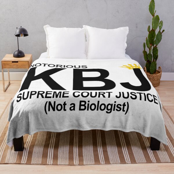 Item preview, Notorious KBJ - Supreme Court Justice - Not a biologist (black text) designed and sold by Thelittlelord.