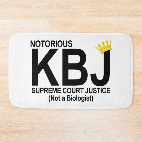 Item preview, Notorious KBJ - Supreme Court Justice - Not a biologist (black text) designed and sold by Thelittlelord.