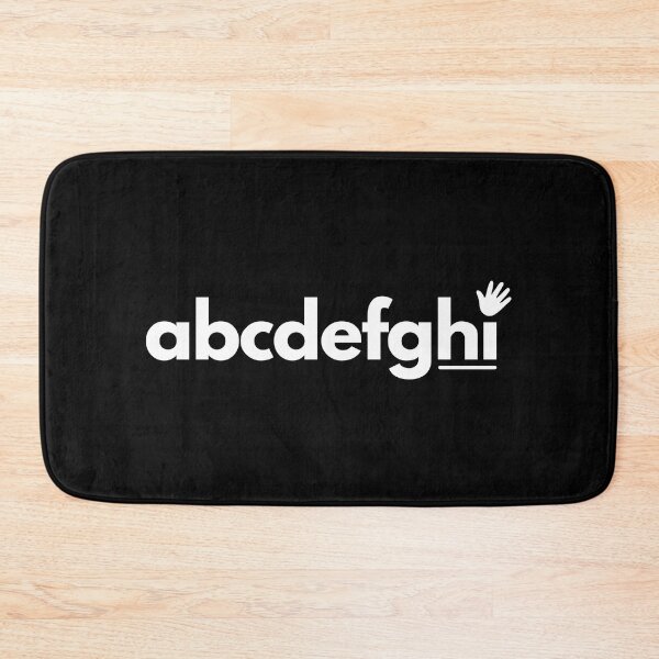 Item preview, abcdefghi alphabet typography pun designed and sold by ray-designs-.