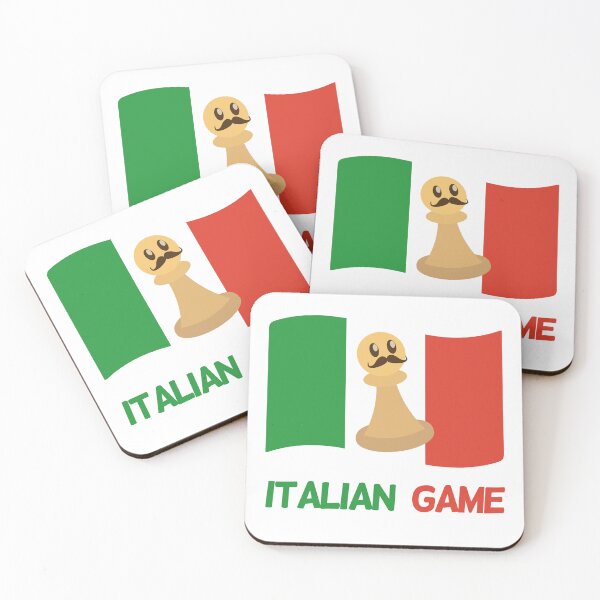 Item preview, Italian Game Flag | Funny Chess Player | Giuoco Piano Italy designed and sold by Fluffy-Vectors.