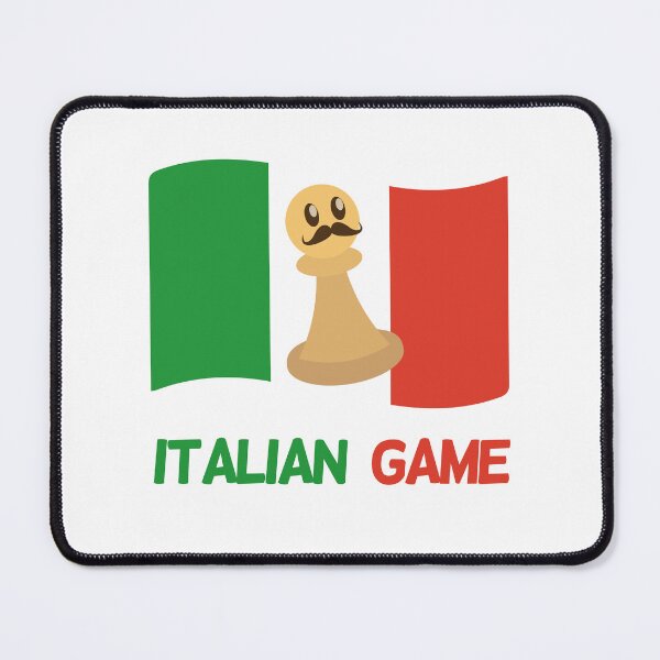 Item preview, Italian Game Flag | Funny Chess Player | Giuoco Piano Italy designed and sold by Fluffy-Vectors.